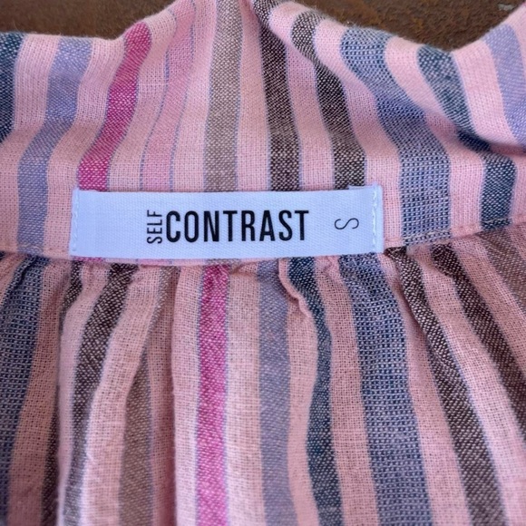 NEW self contrast bohemicn traci blouse sz s / sold at anthro $110 - Picture 5 of 6